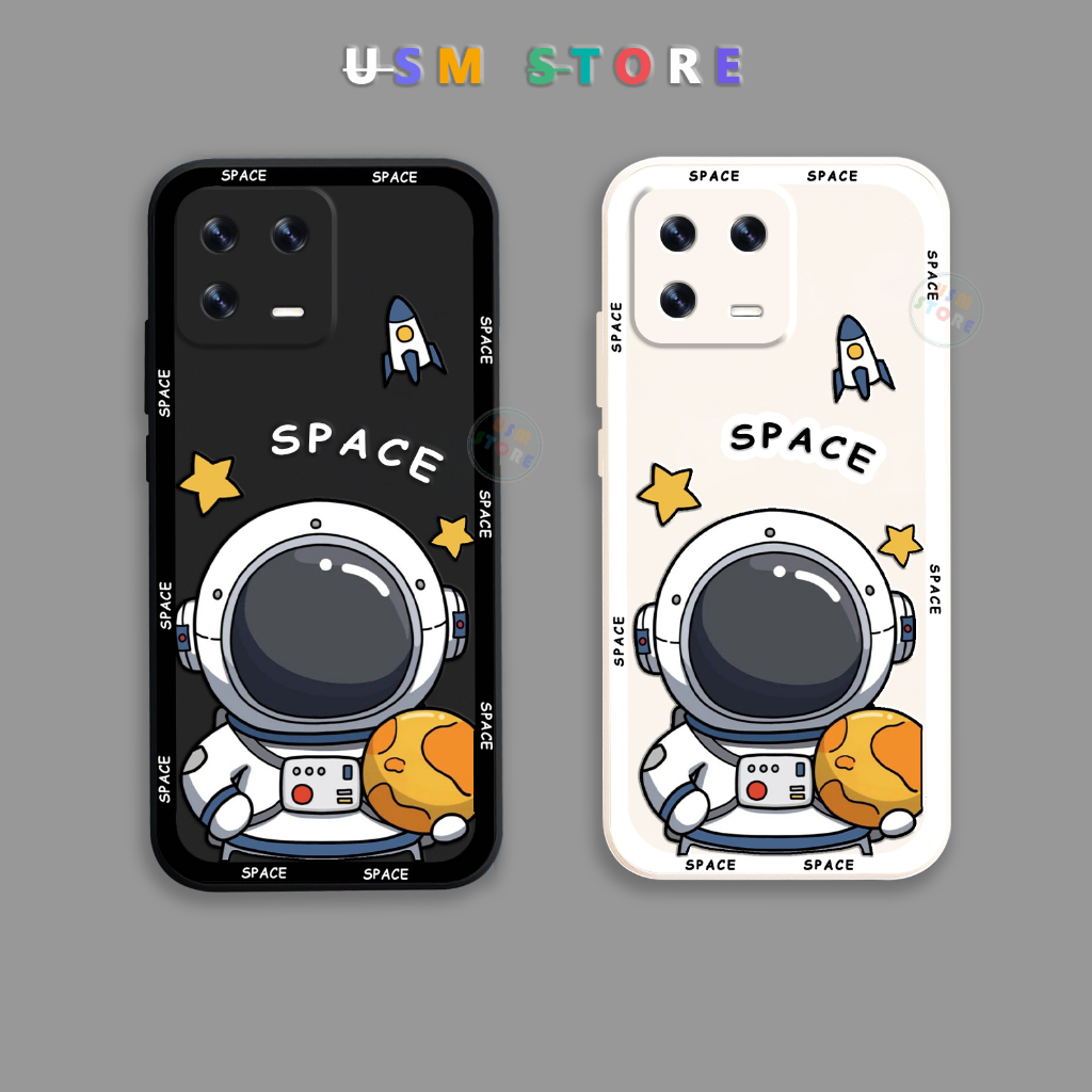Ốp lưng Xiaomi 13 / Xiaomi 13 Pro, silicon dẻo, Phi Hành Gia Nasa
