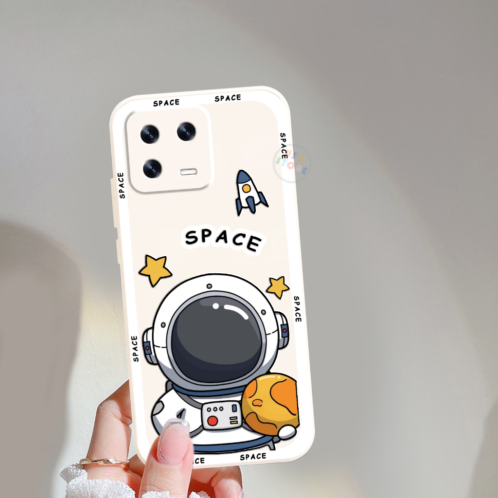Ốp lưng Xiaomi 13 / Xiaomi 13 Pro, silicon dẻo, Phi Hành Gia Nasa