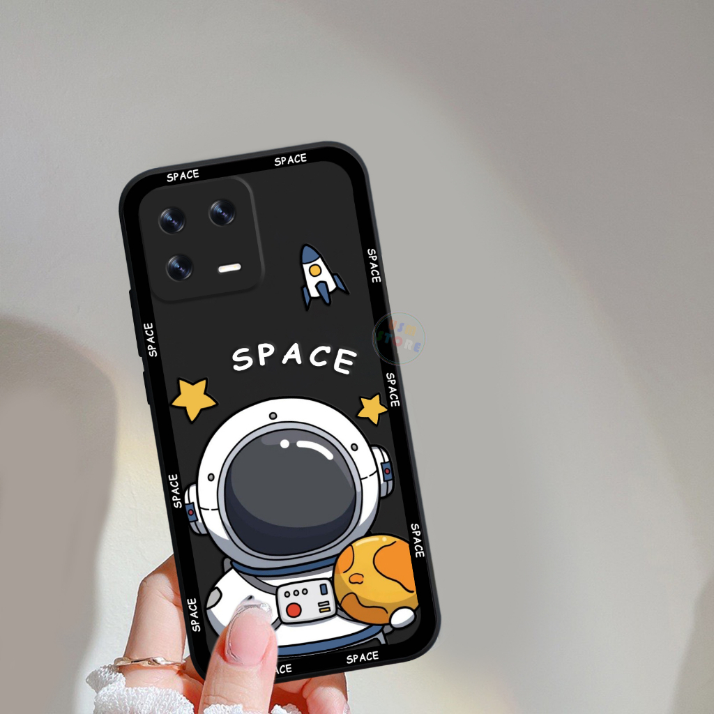 Ốp lưng Xiaomi 13 / Xiaomi 13 Pro, silicon dẻo, Phi Hành Gia Nasa