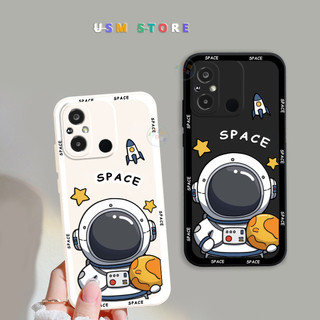 Ốp lưng Xiaomi Redmi 12C / Redmi 11A, silicon dẻo, Phi Hành Gia Nasa