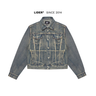 Áo khoác jeans unisex lider harem washed denim jacket