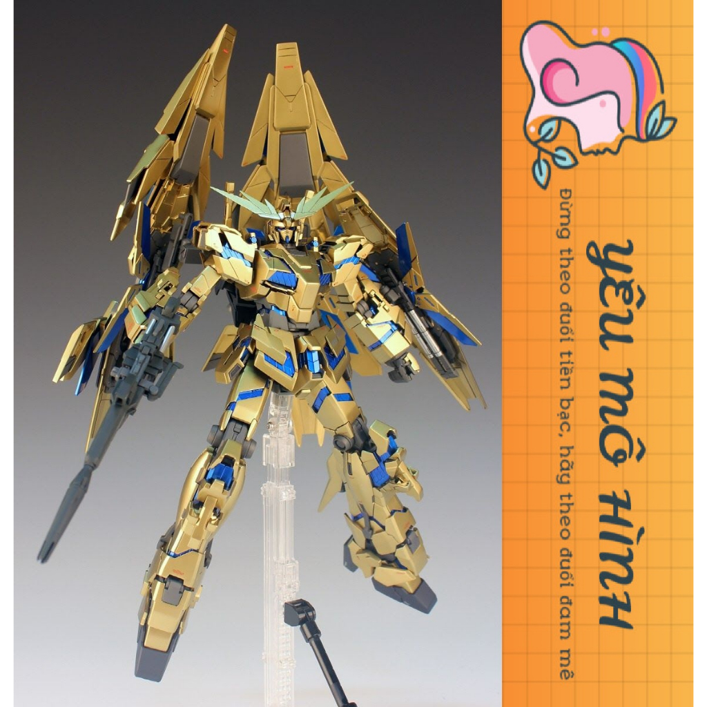 Mô hình Gundam MG Phenex RX-0 Uncorn 03 Tặng kèm Decal nước