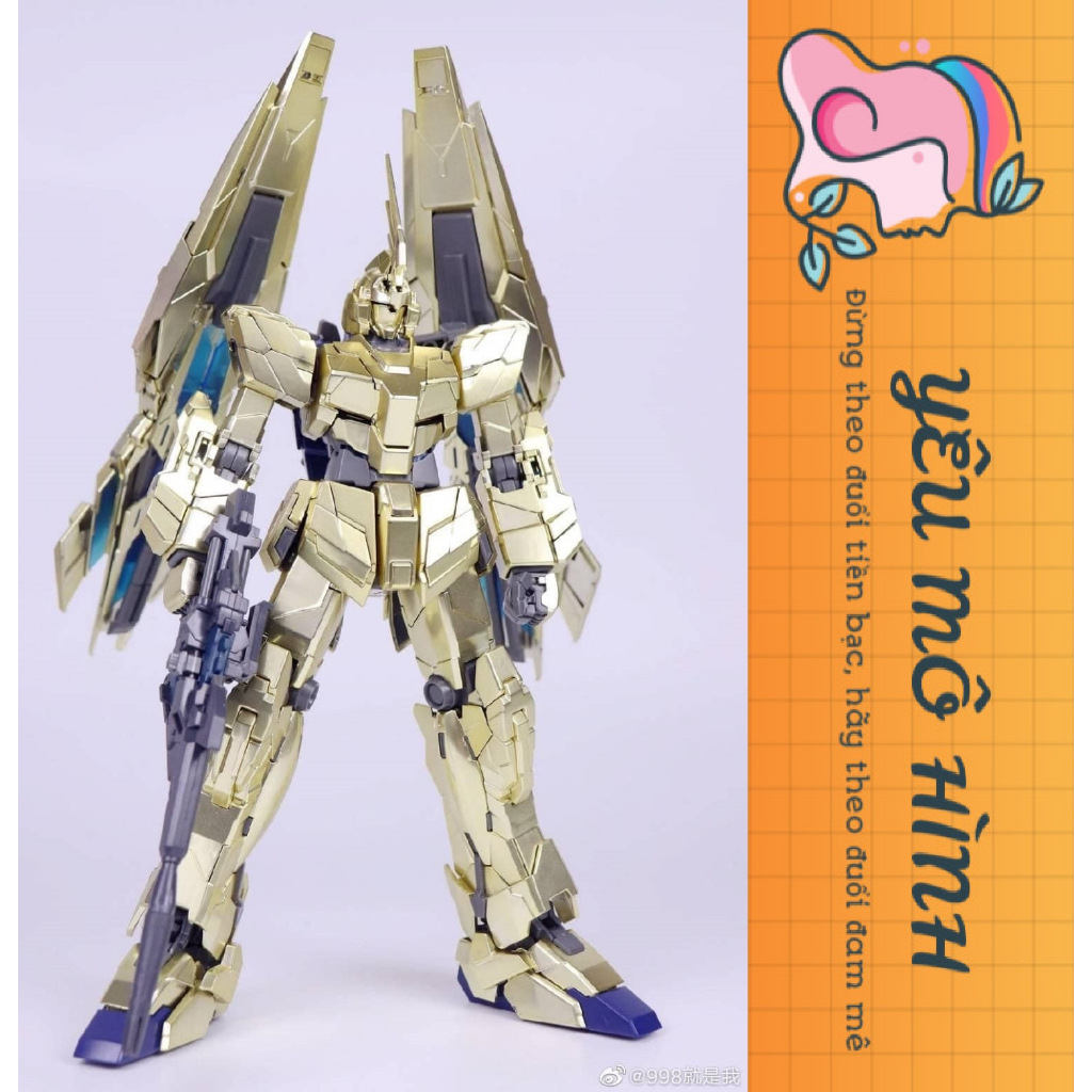 Mô hình Gundam MG Phenex RX-0 Uncorn 03 Tặng kèm Decal nước