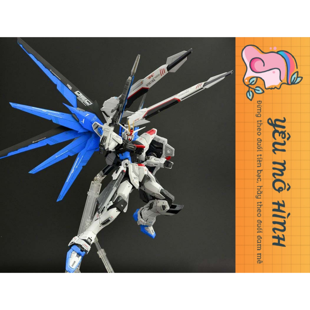 Mô hình Gundam MG Freedom Tặng kèm Base trưng bày và Decal nước