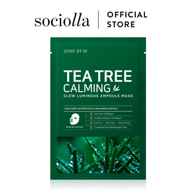 Mặt Nạ Ngăn Ngừa Mụn Tràm Trà Some By Mi Tea Tree Calming Glow Luminous Ampoule Mask 25gr