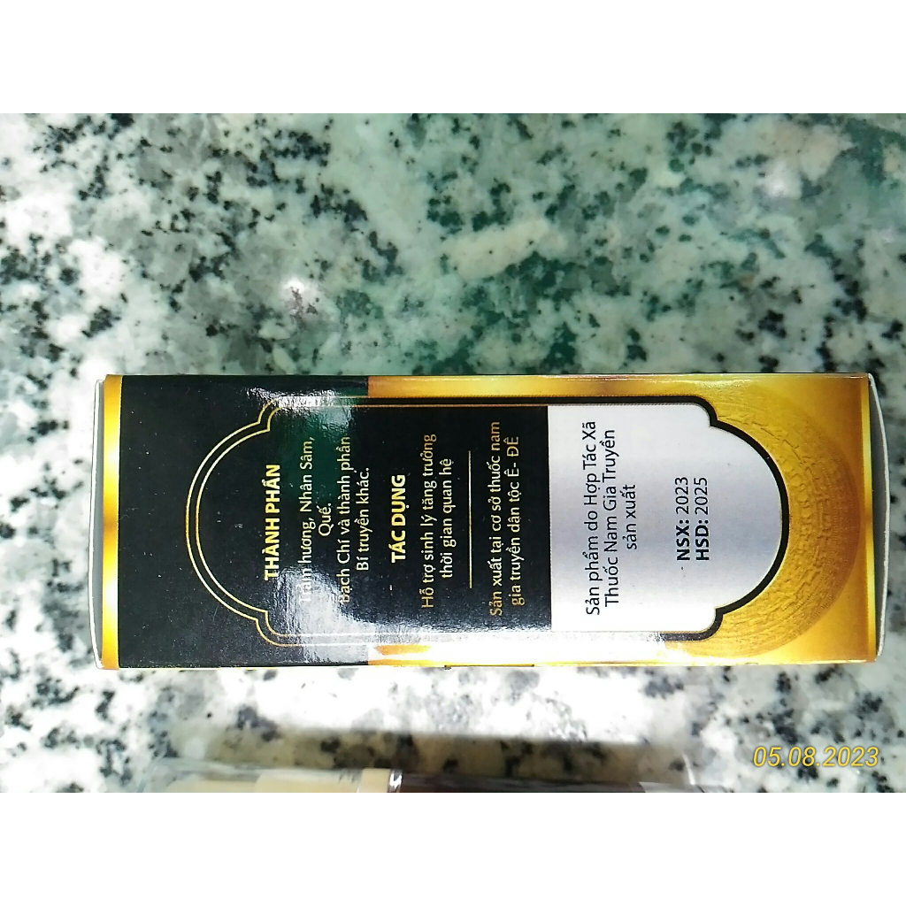 HOÀNG GIA sin su che tên khi gửi 6ml và 3ml