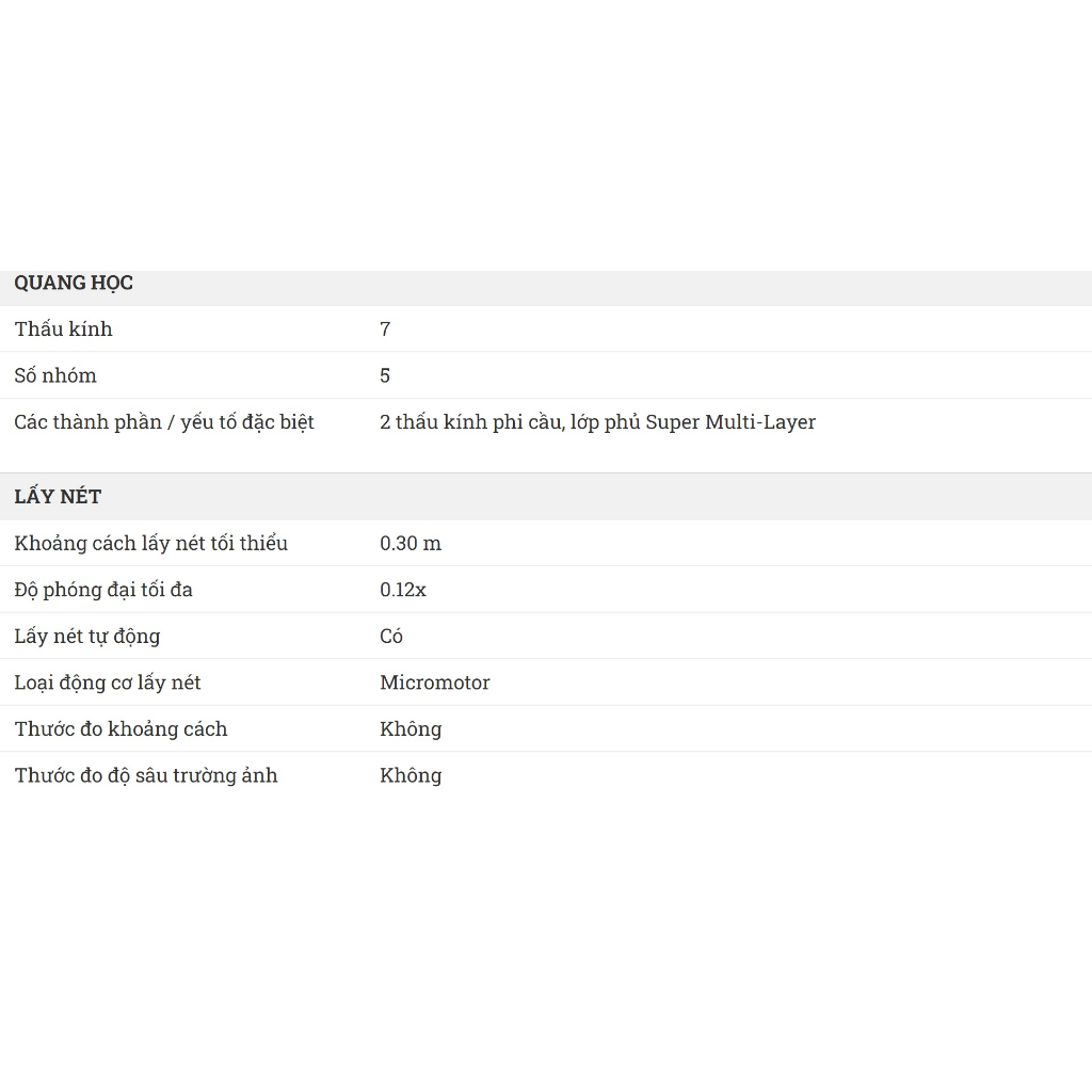Ống kính Sigma 30 F2.8 DN For Sony E-Mount - Tường Duy Digital
