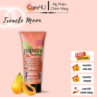 [Tặng 1 bông tẩy trang 150 miếng] Tẩy Da Chết Toàn Thân Treaclemoon Hương Đu Đủ 225ml Papaya Summer Body Scrub