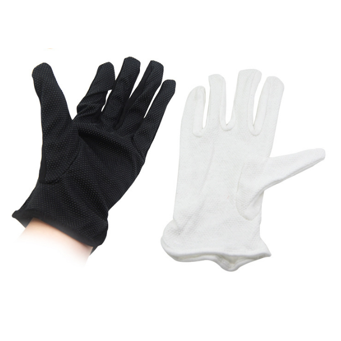 Ảo thuật găng tay hóa khăn dài loại tốt bao tay vải xịn dày không lộ khăn bên trong