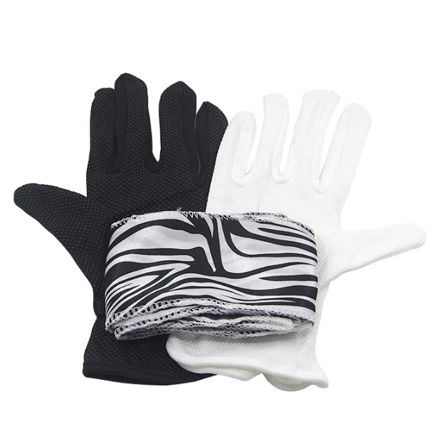 Ảo thuật găng tay hóa khăn dài loại tốt bao tay vải xịn dày không lộ khăn bên trong