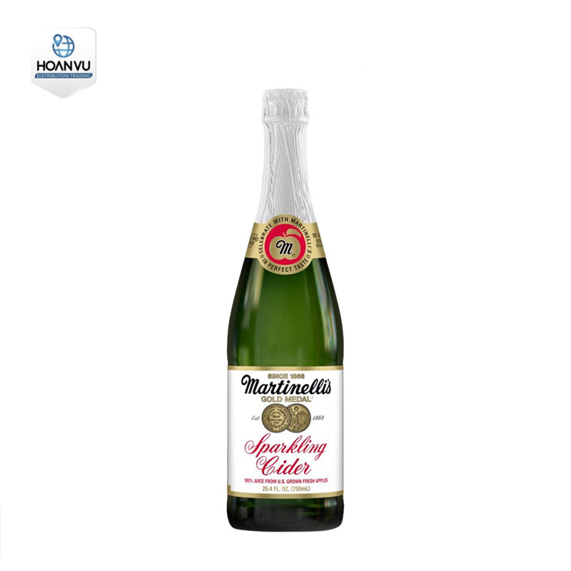 Nước Ép Táo Xanh Martinelli's Sparkling Cider Apple (750ml) 03/2025