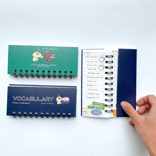  Sổ học từ vựng tiếng Trung Hàn Nhật Hên Hành tây sổ ghi chép từ vựng size B5 mini bỏ túi Crabit Collection 