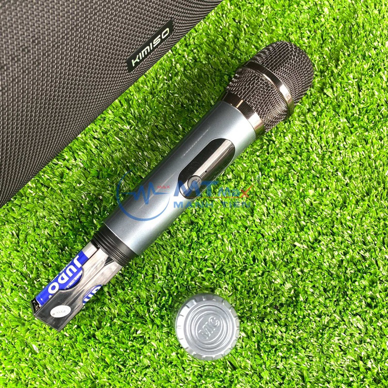 Loa bluetooth KIMISO K302 Pro kèm 2 micro karaoke không dây