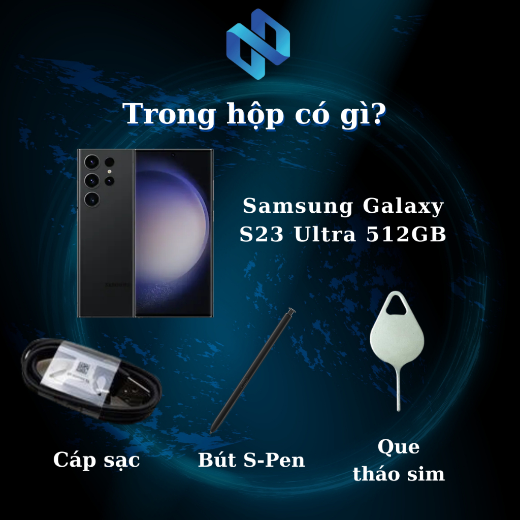 Điện Thoại Samsung Galaxy S23 Ultra 512GB Chính Hãng Dung Lượng Lớn Độ Phân Giải FullHD+ Camera Sắc Nét