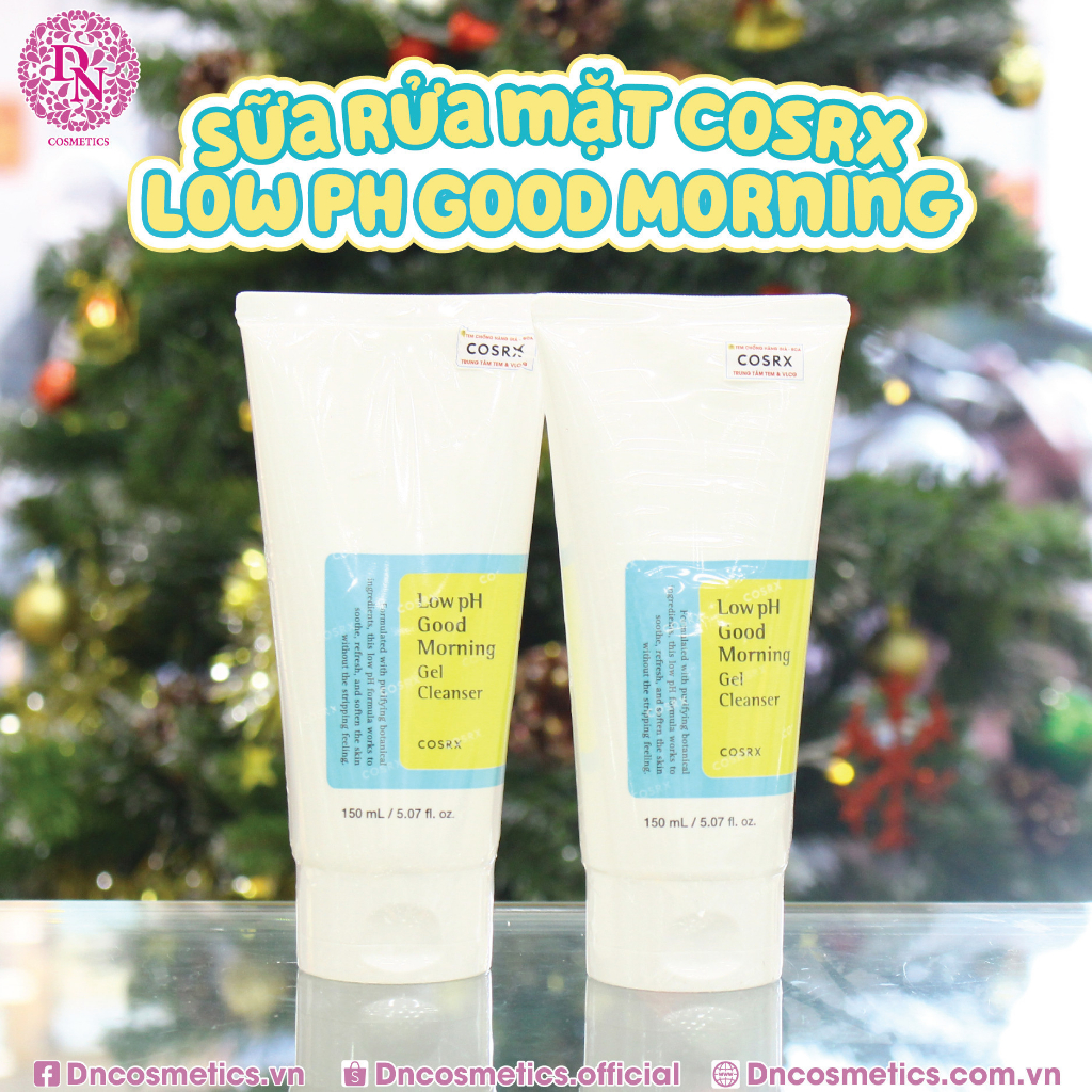 Sữa rửa mặt COSRX Low Ph Good Morning Gel Cleanser làm sạch da 150ml