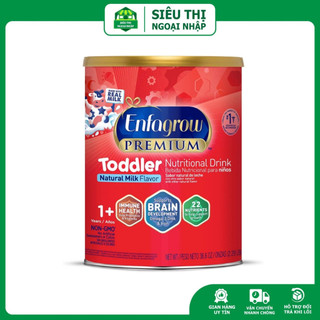 Date 7/25 Sữa bột Enfagrow Toddler Mĩ mẫu mới nắp vàng 1,04kg