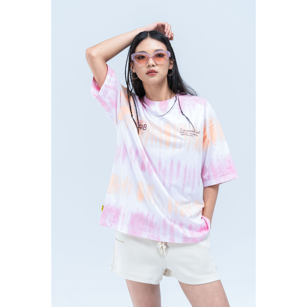 Áo Thun Unisex BOO Dáng Oversize Tiedye BOOLAAB