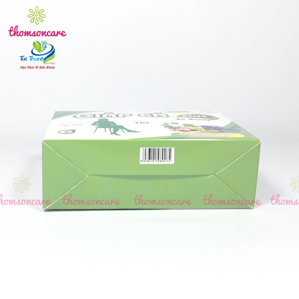 Viên uống Giấp Cá Plus - Giảm trĩ nội, trĩ ngoại, táo bón từ diếp cá, rutin chất xơ hòa tan - Hộp 30 viên Thomsoncare