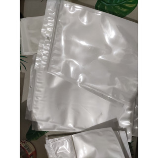 [Combo 10 Túi] Túi zip trắng 1 mặt trong cao cấp