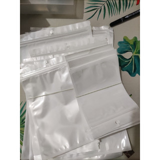 [Combo 10 Túi] Túi zip trắng 1 mặt trong cao cấp