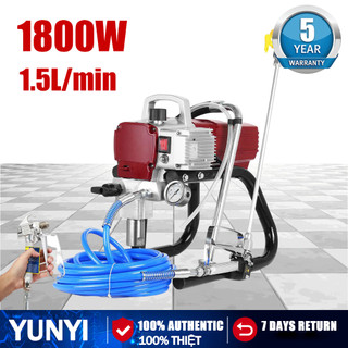 Máy phun sơn công nghiệp1800w- máy phun sơn chuyên dụng có thể phun được hầu hết các loại sơn,máy phun phun sơn