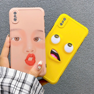 Ốp lưng silicon imd bảo vệ camera emoji funny