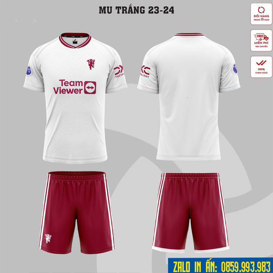 Bộ Quần Áo Bóng Đá Đồ Đá Banh CLB MU Đủ Mẫu Logo Thêu Thun Lạnh Cao Cấp B1