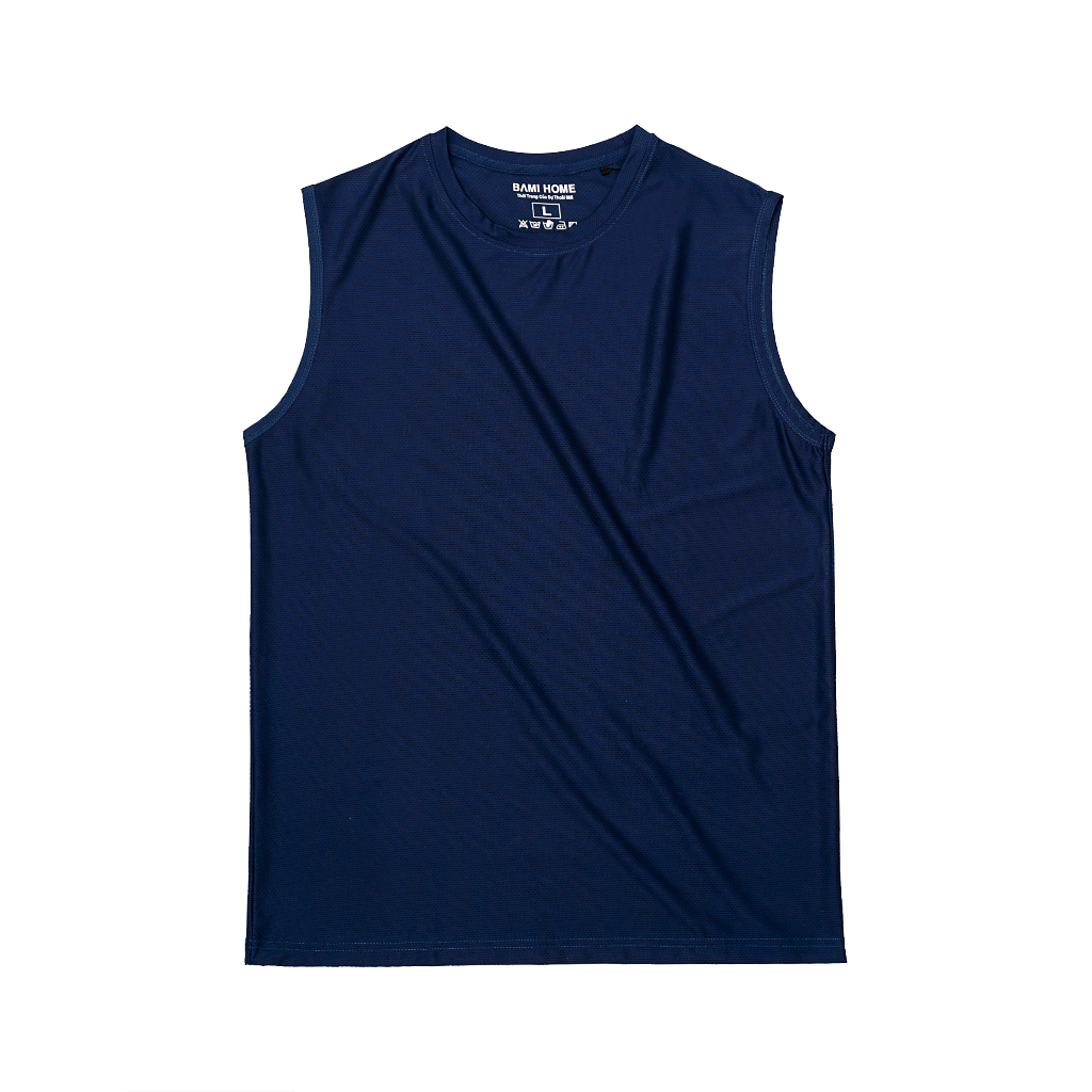 Áo tanktop nam thun mè BAMIHOME Áo ba lỗ thể thao tập gym thoáng mát thấm hút mô hồi ATT06