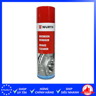 Vệ sinh phanh thắng đĩa ô tô Wurth Brake Cleaner
