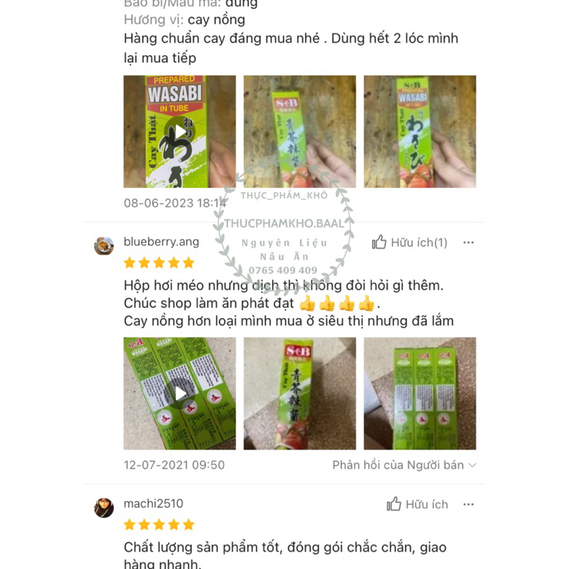 Wasabi mù tạt xanh