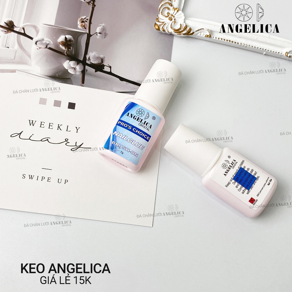 Keo đính đá nails gắn móng dán nail chính hãng ANGELICA KANG