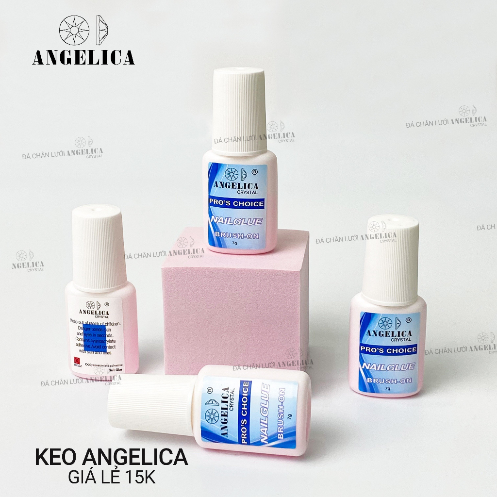 Keo đính đá nails gắn móng dán nail chính hãng ANGELICA KANG
