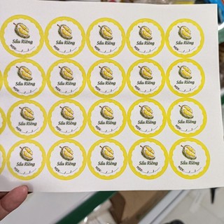 100 tem dán nhân bánh trung thu tròn 3cm