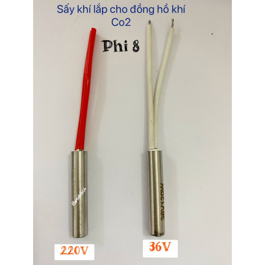 Sấy khí 36V-220V phi 8