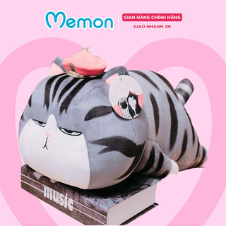 Gấu Bông Mèo Hoàng Thượng Nằm Cao Cấp Memon