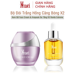 [HuGi] Bộ Đôi Ampoule X3 + Kem Face G6 Giúp Dưỡng Da Trắng Sáng Ngừa Mụn Se Nhỏ Lỗ Chân Lông