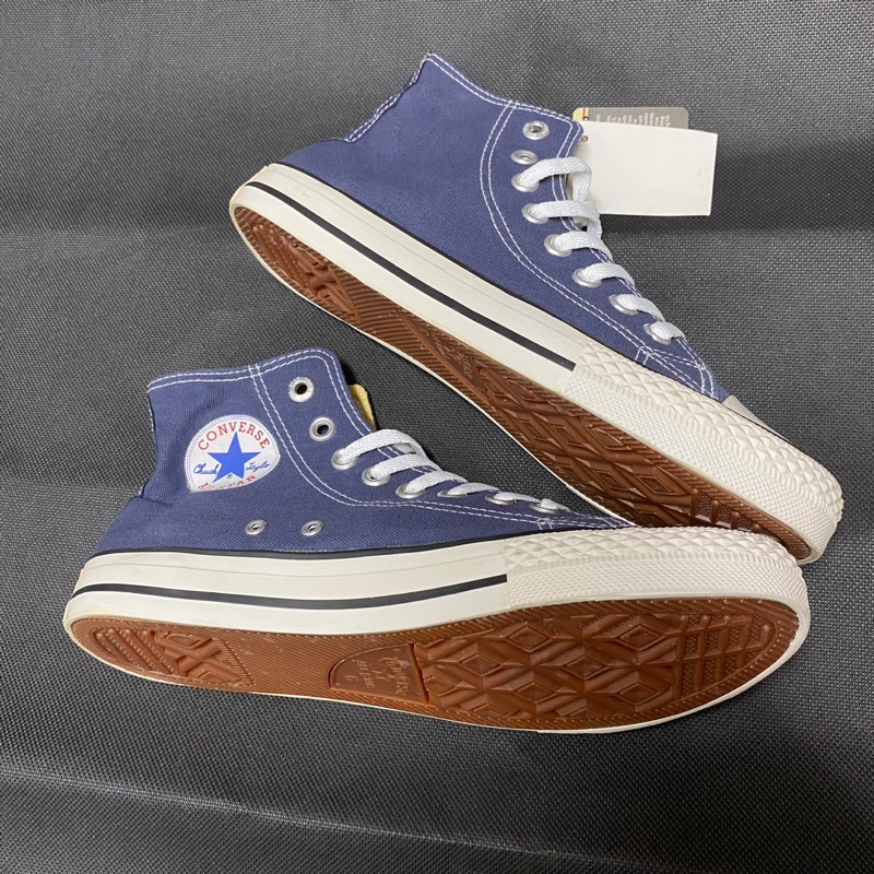 Giày vải Xanh navy cao cổ