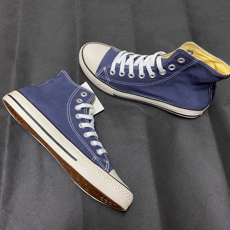 Giày vải Xanh navy cao cổ