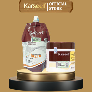 Kem ủ tóc phục hồi siêu mượt Collagen KARSEELL 500ml Chính Hãng Lưu Hương Đến 48H