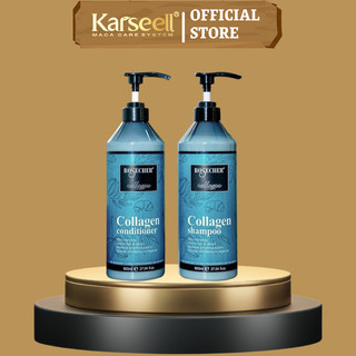 Dầu Gội Xả BOSECHER 800ml * 2 Chống Rụng Tóc Kiềm Dầu Ngừa Gàu Phục Hồi Tóc Kích Mọc Tóc