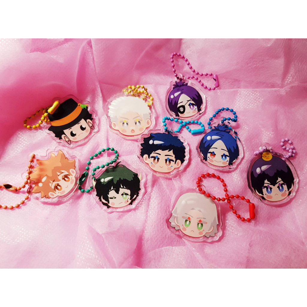 Set 9 Móc khóa keychain acrylic Katekyo Hitman Reborn