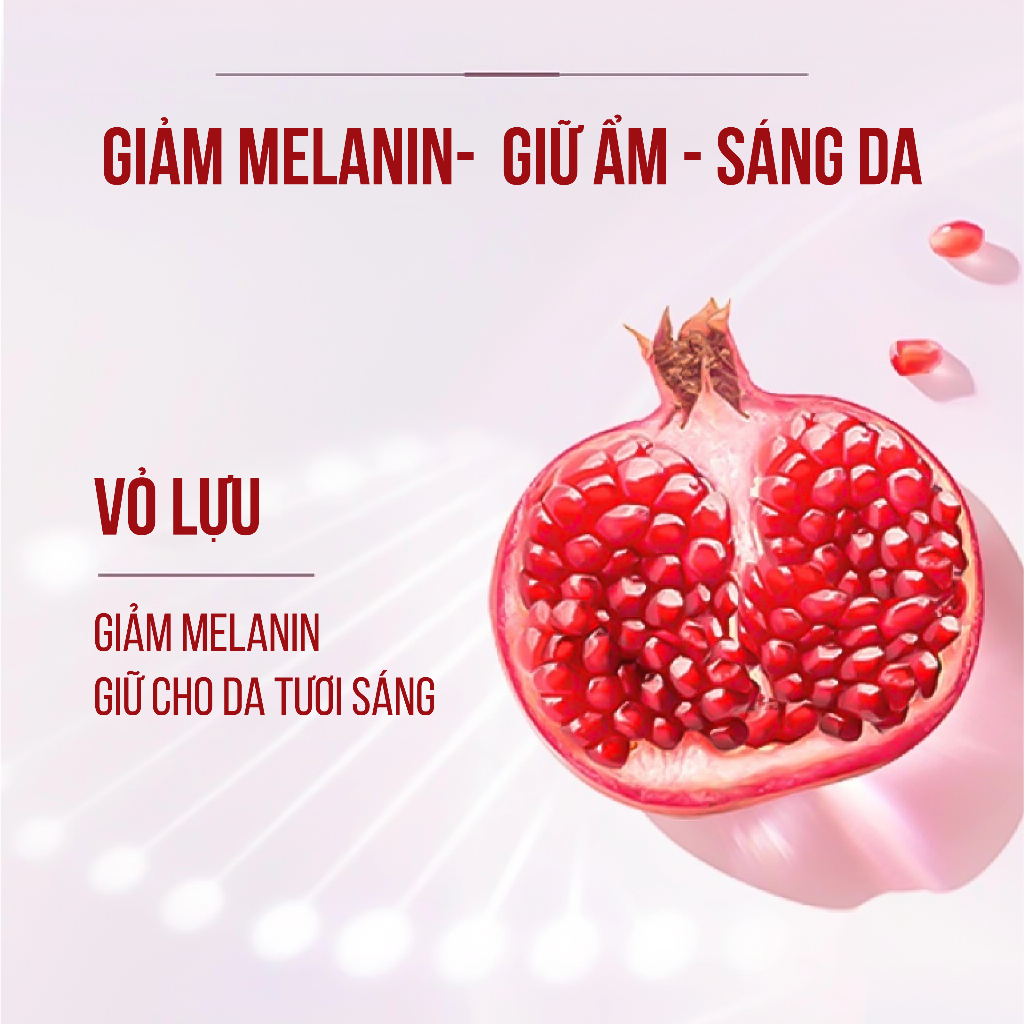 Mặt nạ Annalala chính hãng Lựu đỏ tươi sáng, căng bóng, mịn màng 1 miếng