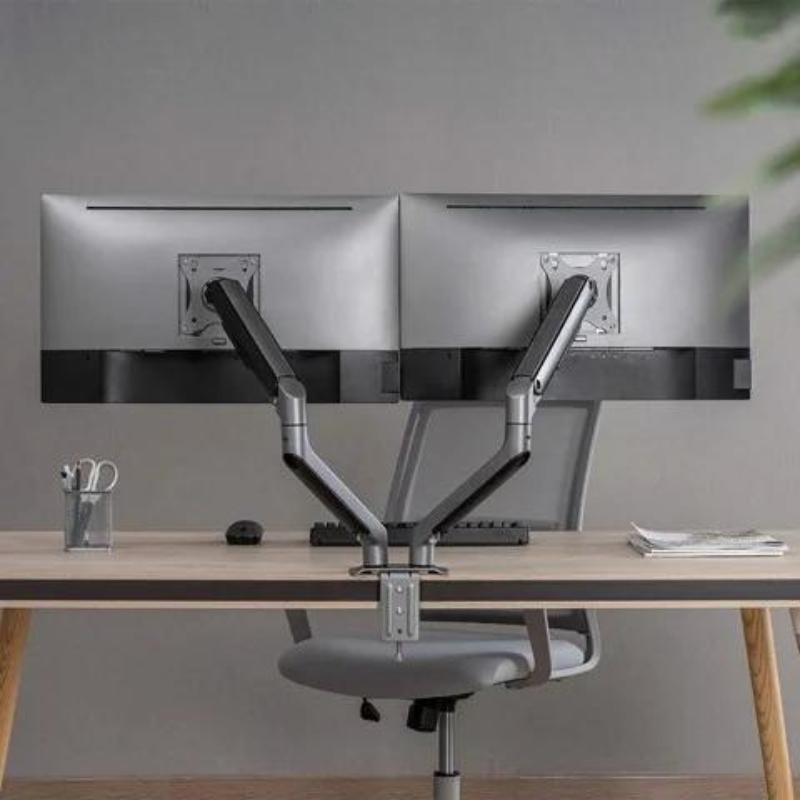 Giá Đỡ Màn Hình Đôi Human Motion T6 Pro - Dual - hai tay nâng 2 màn hình máy tính-gọn gàng