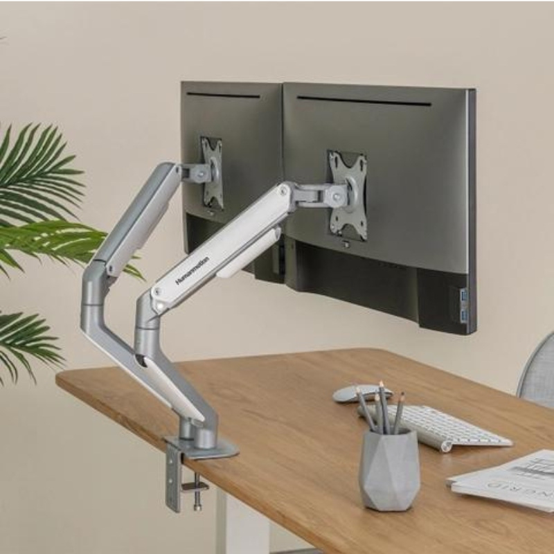 Giá Đỡ Màn Hình Đôi Human Motion T6 Pro - Dual - hai tay nâng 2 màn hình máy tính-gọn gàng