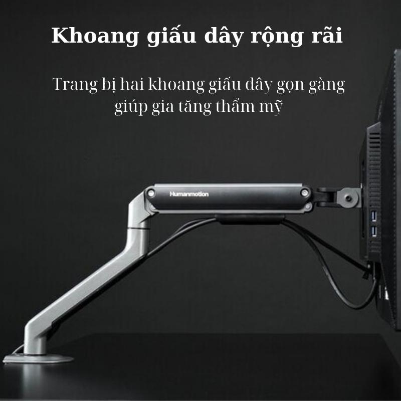Giá Đỡ Màn Hình Human Motion T6 Pro - giúp gọn bàn làm việc - thẩm mỹ