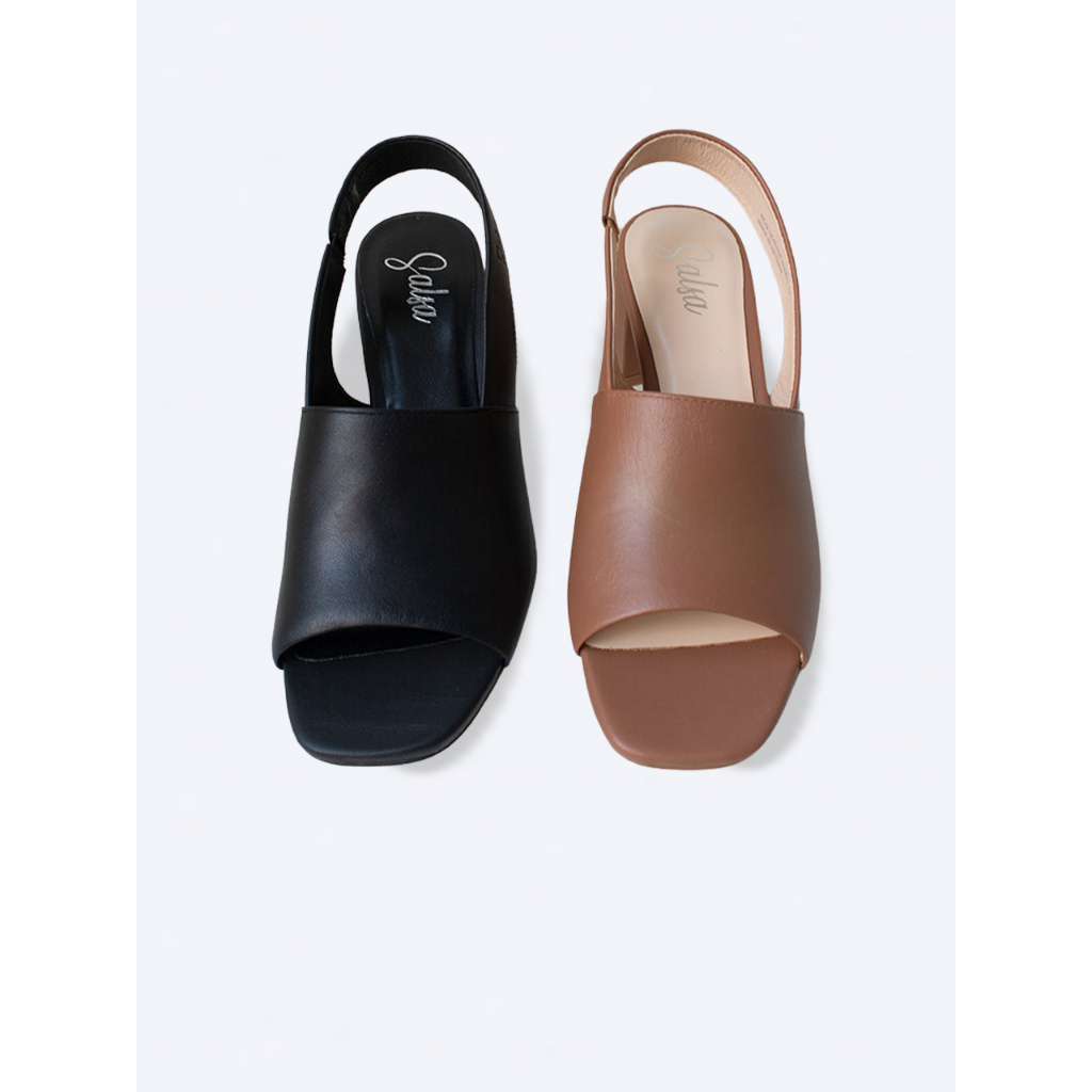 Giày Mule quai hậu da thật - SALSA