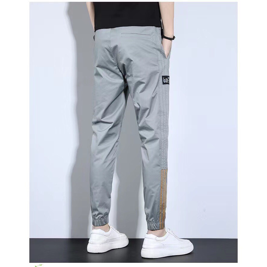 Quần Jogger Nam Vải Kaki Có Co giản Nhẹ .Mang  Phong Cách Mới Lạ Cho Năm Nay, Quần Bo Chun