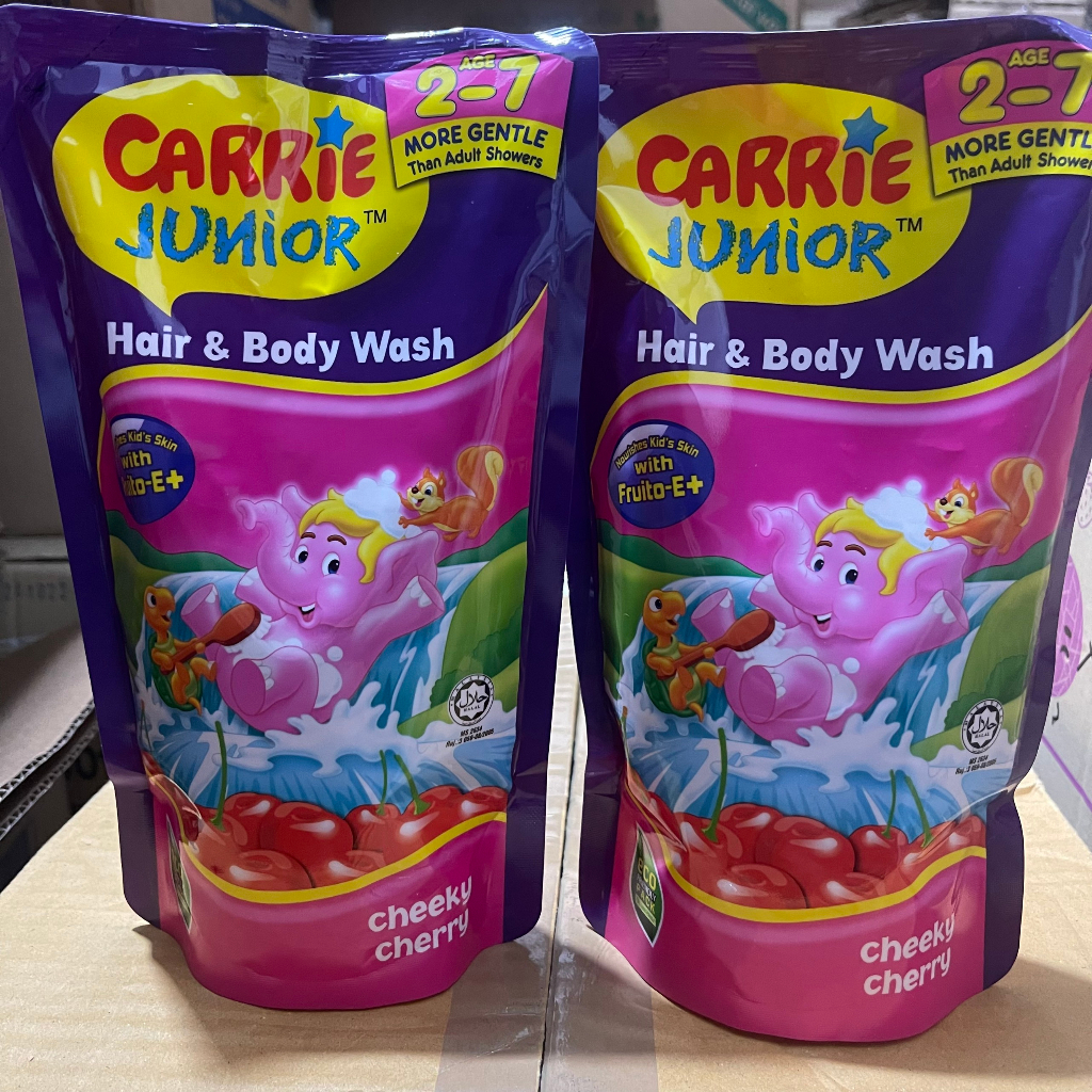 SIÊU TIẾT KIỆM Túi sữa tắm gội 2in1 Carrie Junior 500g cho bé trên 2 tuổi