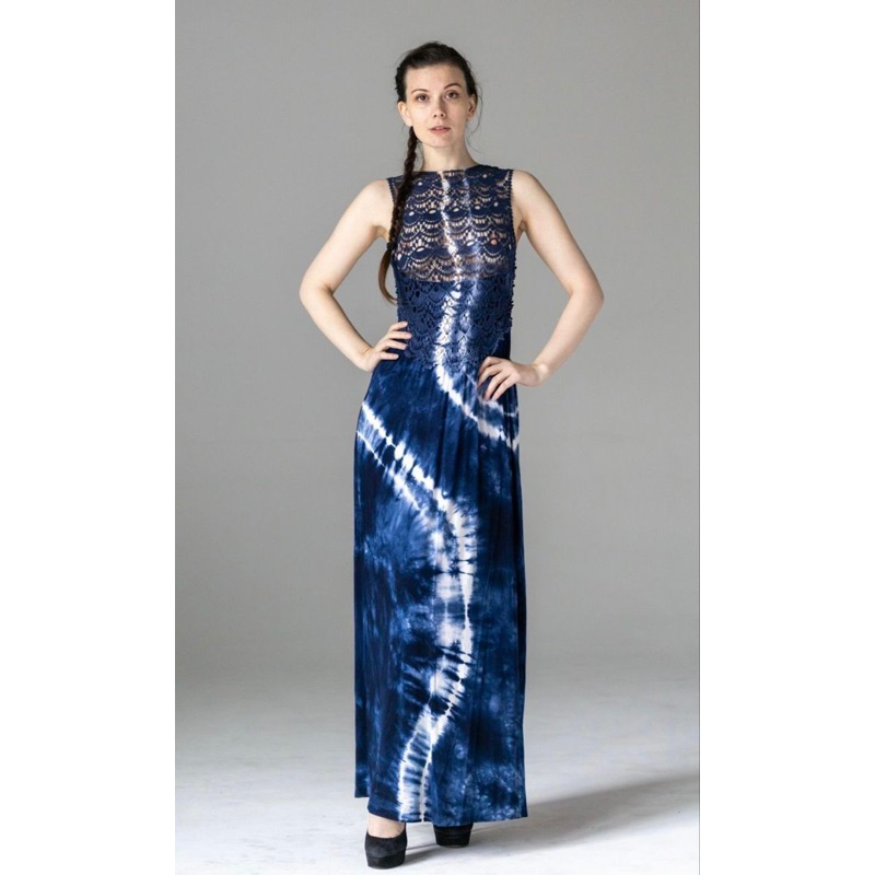 Đầm maxi dáng dài vải thun 4 chiều  - Thanh lý vnxk