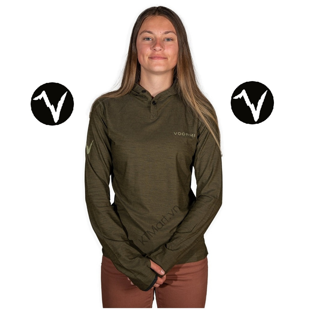 Áo lông cừu Voormi Women's River Run Hoodie size XS, S, M, L, XL